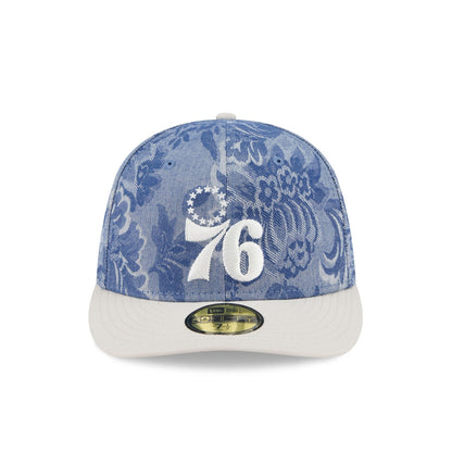 Philadelphia 76ers Two-Tone Denim 59FIFTY Fitted Hat