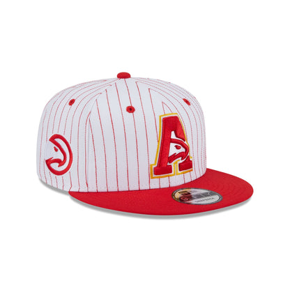 Atlanta Hawks Deceptor Pinstripe 9FIFTY Snapback Hat