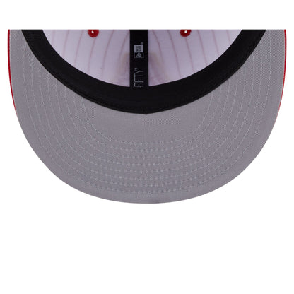 Atlanta Hawks Deceptor Pinstripe 9FIFTY Snapback Hat