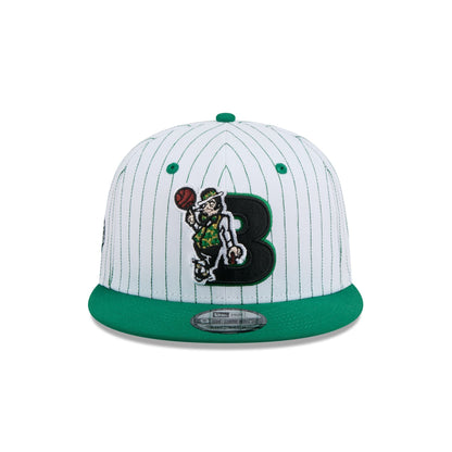 Boston Celtics Deceptor Pinstripe 9FIFTY Snapback Hat