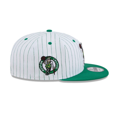 Boston Celtics Deceptor Pinstripe 9FIFTY Snapback Hat