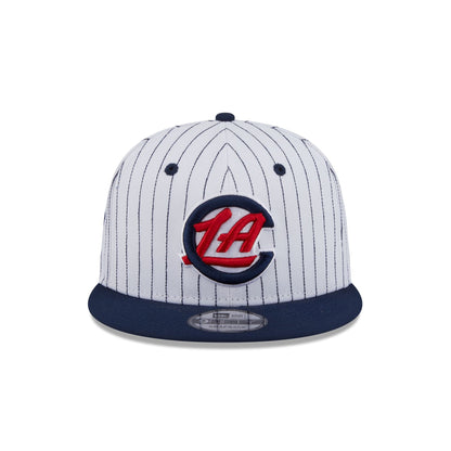 Los Angeles Clippers Deceptor Pinstripe 9FIFTY Snapback Hat