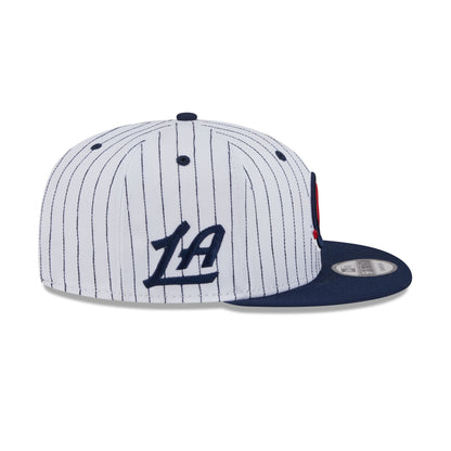 Los Angeles Clippers Deceptor Pinstripe 9FIFTY Snapback Hat