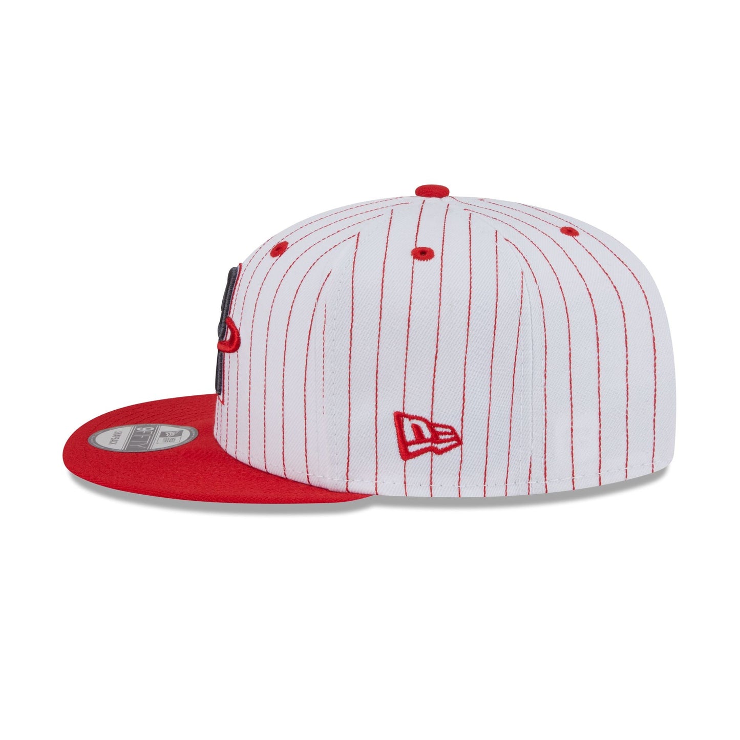Houston Rockets Deceptor Pinstripe 9FIFTY Snapback Hat