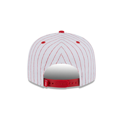 Houston Rockets Deceptor Pinstripe 9FIFTY Snapback Hat