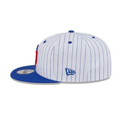 Detroit Pistons Deceptor Pinstripe 9FIFTY Snapback Hat