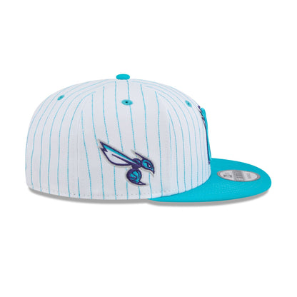 Charlotte Hornets Deceptor Pinstripe 9FIFTY Snapback Hat