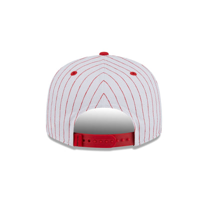 Toronto Raptors Deceptor Pinstripe 9FIFTY Snapback Hat
