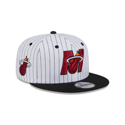 Miami Heat Deceptor Pinstripe 9FIFTY Snapback Hat