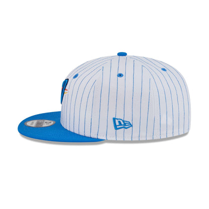 Oklahoma City Thunder Deceptor Pinstripe 9FIFTY Snapback Hat