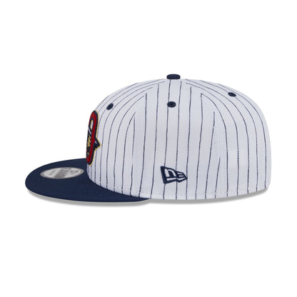 New Orleans Pelicans Deceptor Pinstripe 9FIFTY Snapback Hat
