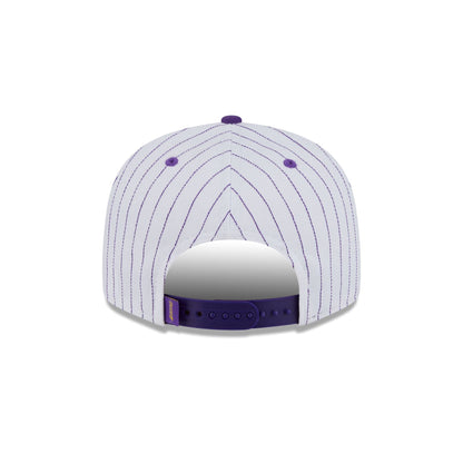 Los Angeles Lakers Deceptor Pinstripe 9FIFTY Snapback Hat