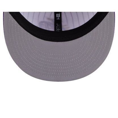 Los Angeles Lakers Deceptor Pinstripe 9FIFTY Snapback Hat