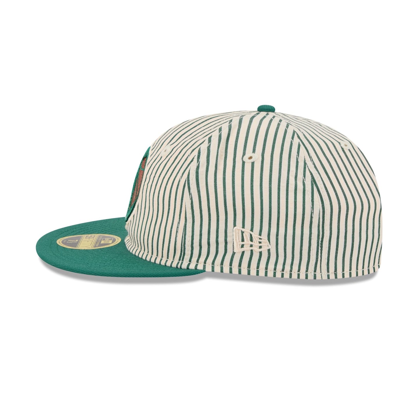 Just Caps Seersucker Dallas Mavericks Retro Crown 59FIFTY Fitted Hat