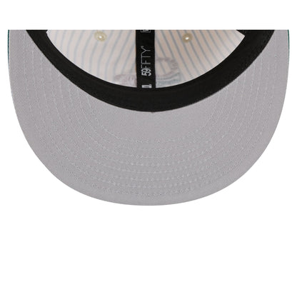 Just Caps Seersucker Philadelphia 76ers Retro Crown 59FIFTY Fitted Hat