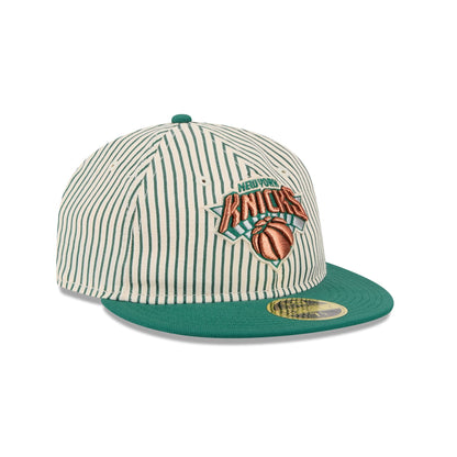 Just Caps Seersucker New York Knicks Retro Crown 59FIFTY Fitted Hat
