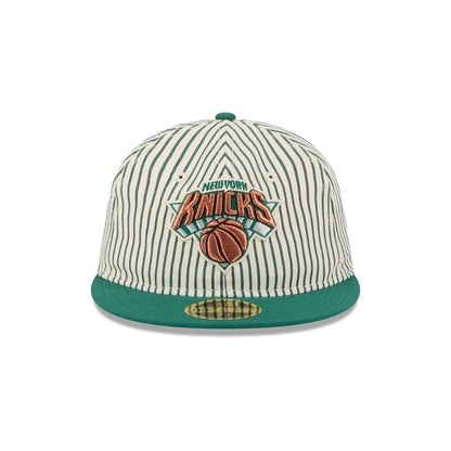 Just Caps Seersucker New York Knicks Retro Crown 59FIFTY Fitted Hat