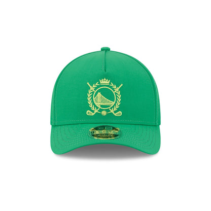 Golden State Warriors Tee Time 9FORTY M-Crown A-Frame Snapback Hat