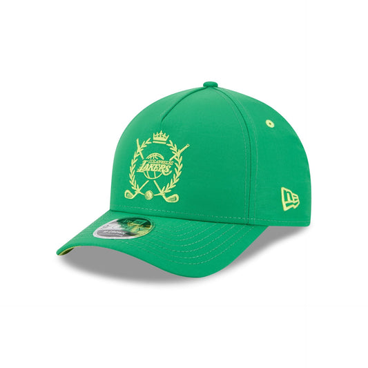 Los Angeles Lakers Tee Time 9FORTY M-Crown A-Frame Snapback Hat