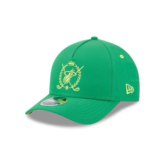 Miami Heat Tee Time 9FORTY M-Crown A-Frame Snapback Hat