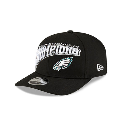 Philadelphia Eagles 2024 Conference Champions Locker Room 9SEVENTY Stretch-Snap Hat