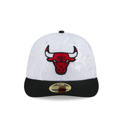Chicago Bulls Floral Shine Low Profile 59FIFTY Fitted Hat