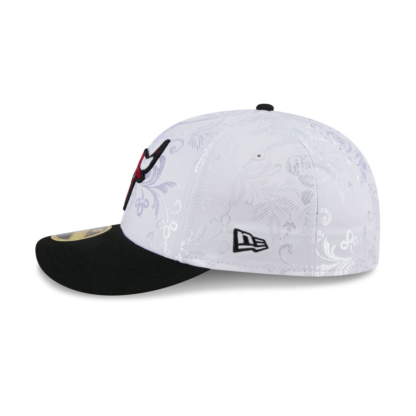 Chicago Bulls Floral Shine Low Profile 59FIFTY Fitted Hat