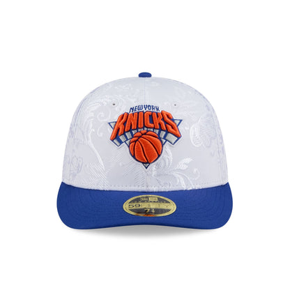 New York Knicks Floral Shine Low Profile 59FIFTY Fitted Hat