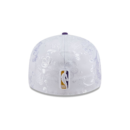 Los Angeles Lakers Floral Shine Low Profile 59FIFTY Fitted Hat