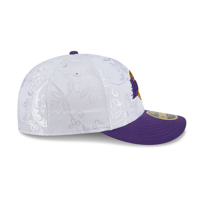 Los Angeles Lakers Floral Shine Low Profile 59FIFTY Fitted Hat