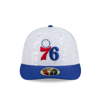 Philadelphia 76ers Floral Shine Low Profile 59FIFTY Fitted Hat