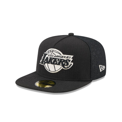 Los Angeles Lakers Black Mesh 59FIFTY A-Frame Fitted Hat