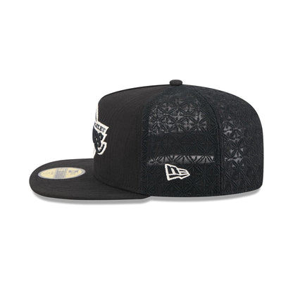 Los Angeles Lakers Black Mesh 59FIFTY A-Frame Fitted Hat