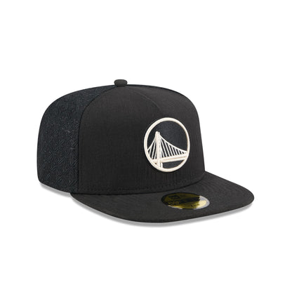 Golden State Warriors Black Mesh 59FIFTY A-Frame Fitted Hat