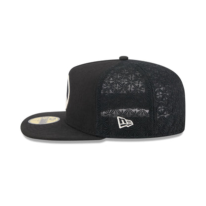 Golden State Warriors Black Mesh 59FIFTY A-Frame Fitted Hat