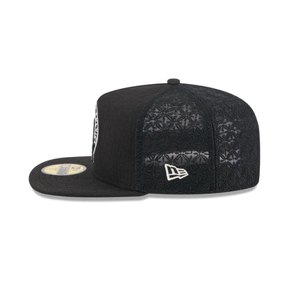 Boston Celtics Black Mesh 59FIFTY A-Frame Fitted Hat