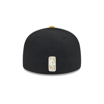 Chicago Bulls Metallic Gold Logo 59FIFTY Fitted Hat