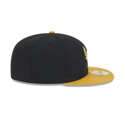 Chicago Bulls Metallic Gold Logo 59FIFTY Fitted Hat