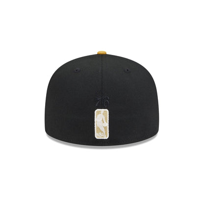 Philadelphia 76ers Metallic Gold Logo 59FIFTY Fitted Hat