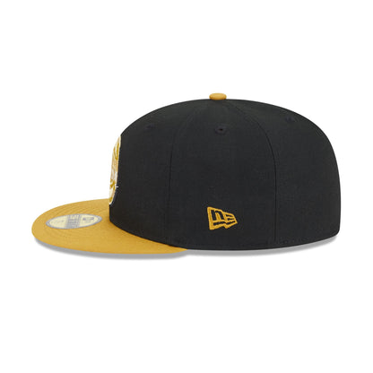 New York Knicks Metallic Gold Logo 59FIFTY Fitted Hat