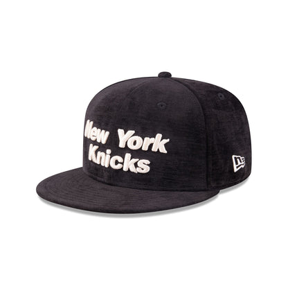 New York Knicks Black Velvet 59FIFTY Fitted Hat
