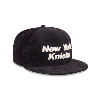 New York Knicks Black Velvet 59FIFTY Fitted Hat