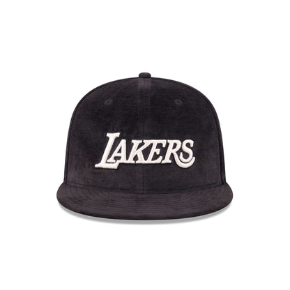 Los Angeles Lakers Black Velvet 59FIFTY Fitted Hat