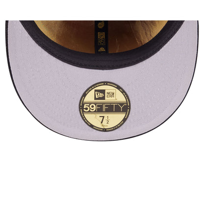 Los Angeles Lakers Black Velvet 59FIFTY Fitted Hat