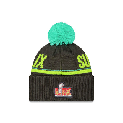 Philadelphia Eagles Super Bowl LIX Participation Pom Knit Hat