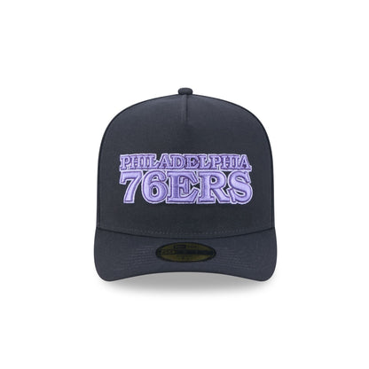 Philadelphia 76ers Navy Lavender 59FIFTY A-Frame Fitted Hat