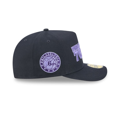 Philadelphia 76ers Navy Lavender 59FIFTY A-Frame Fitted Hat