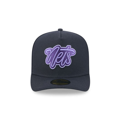 Brooklyn Nets Navy Lavender 59FIFTY A-Frame Fitted Hat
