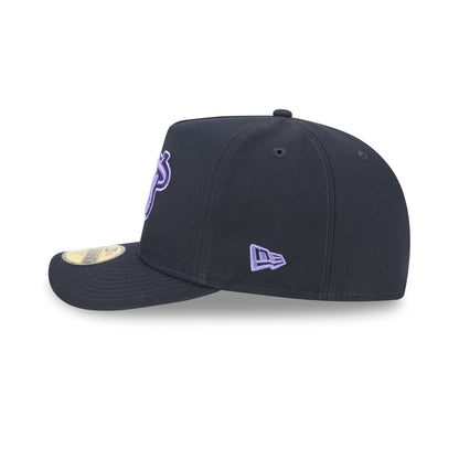 Brooklyn Nets Navy Lavender 59FIFTY A-Frame Fitted Hat