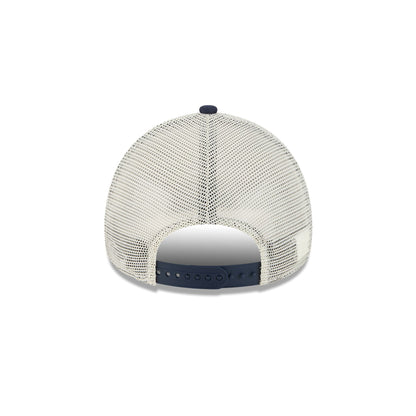 Chicago Bulls Navy Purple 9FORTY A-Frame Trucker Hat